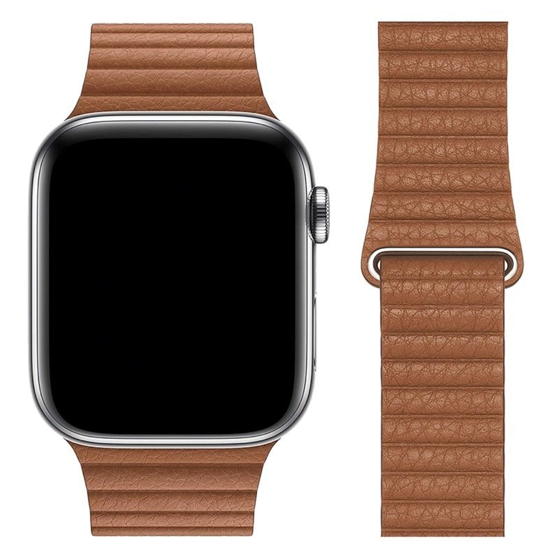 Bracelet Apple Watch en Cuir Synthétique 38/40/41mm Camel