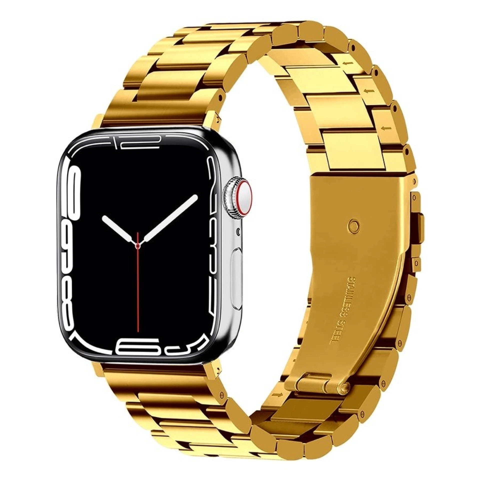 Bracelet Apple Watch en Acier 42/44/45mm Or