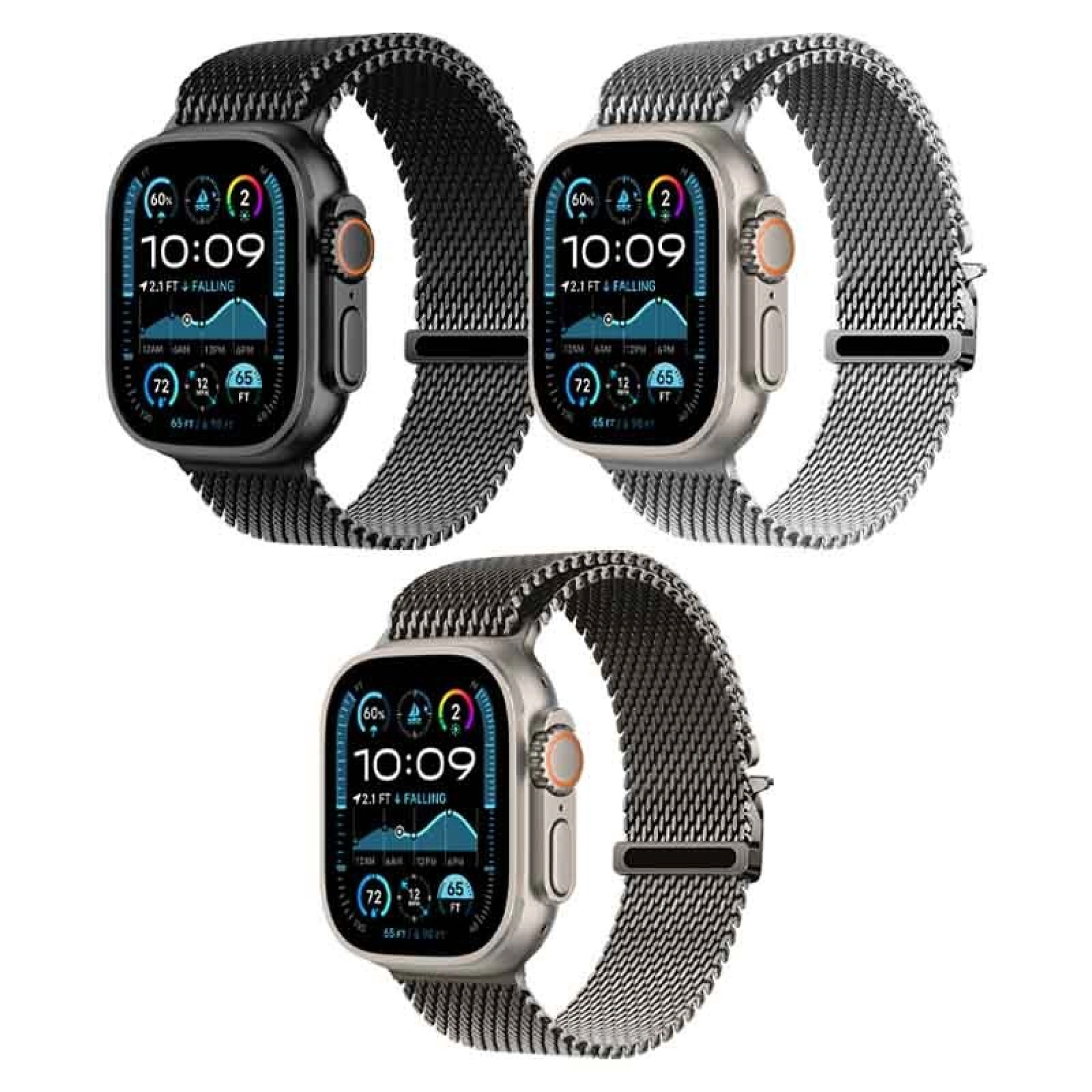 Bracelet Apple Watch Milanais Fermeture Éclair