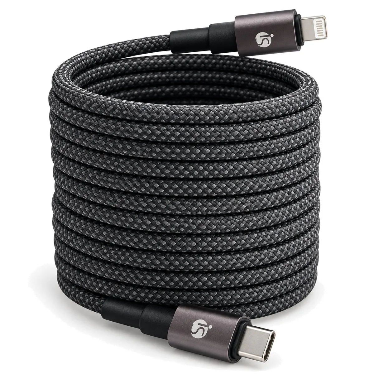 Câble Magnétique USB-C vers Lightning de 3 mètres