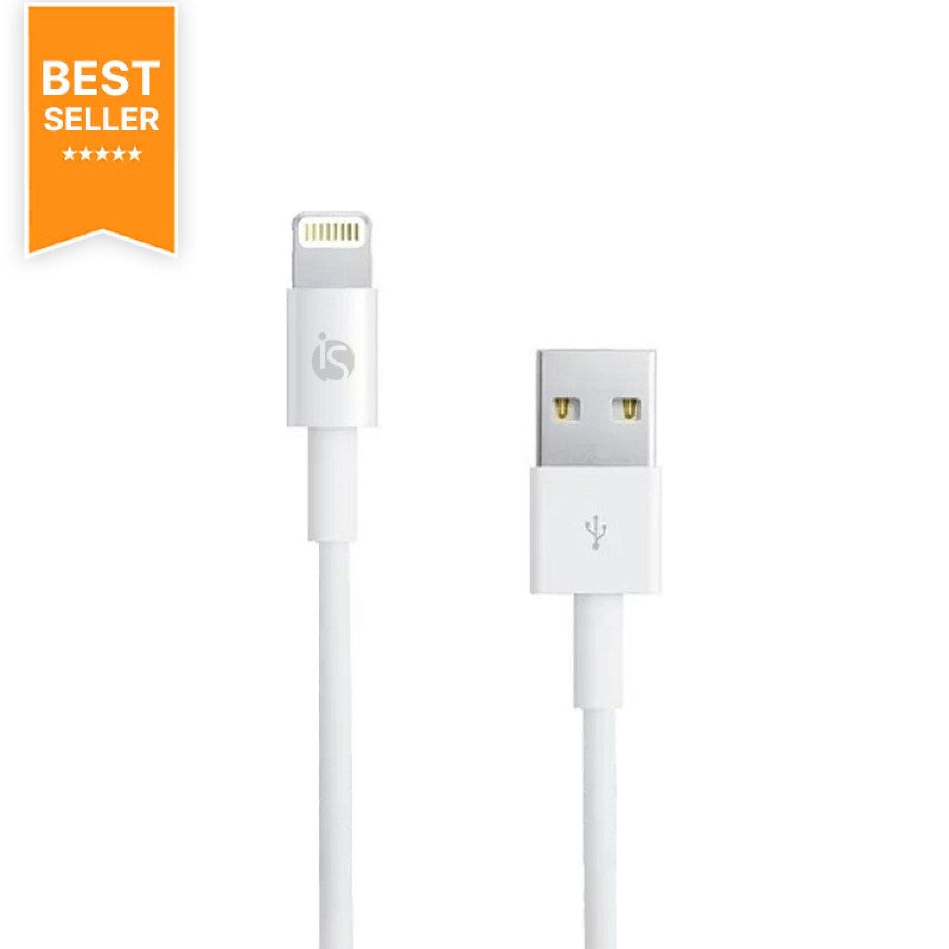 Câble Lightning USB 1 m 2A Blanc