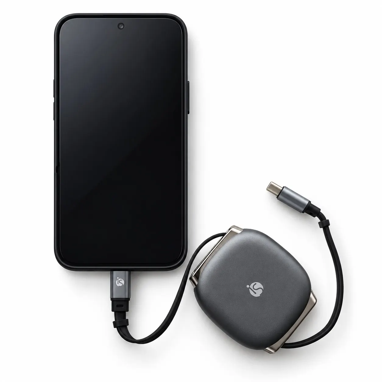 Câble USB-C Rétractable 240W avec Boîtier