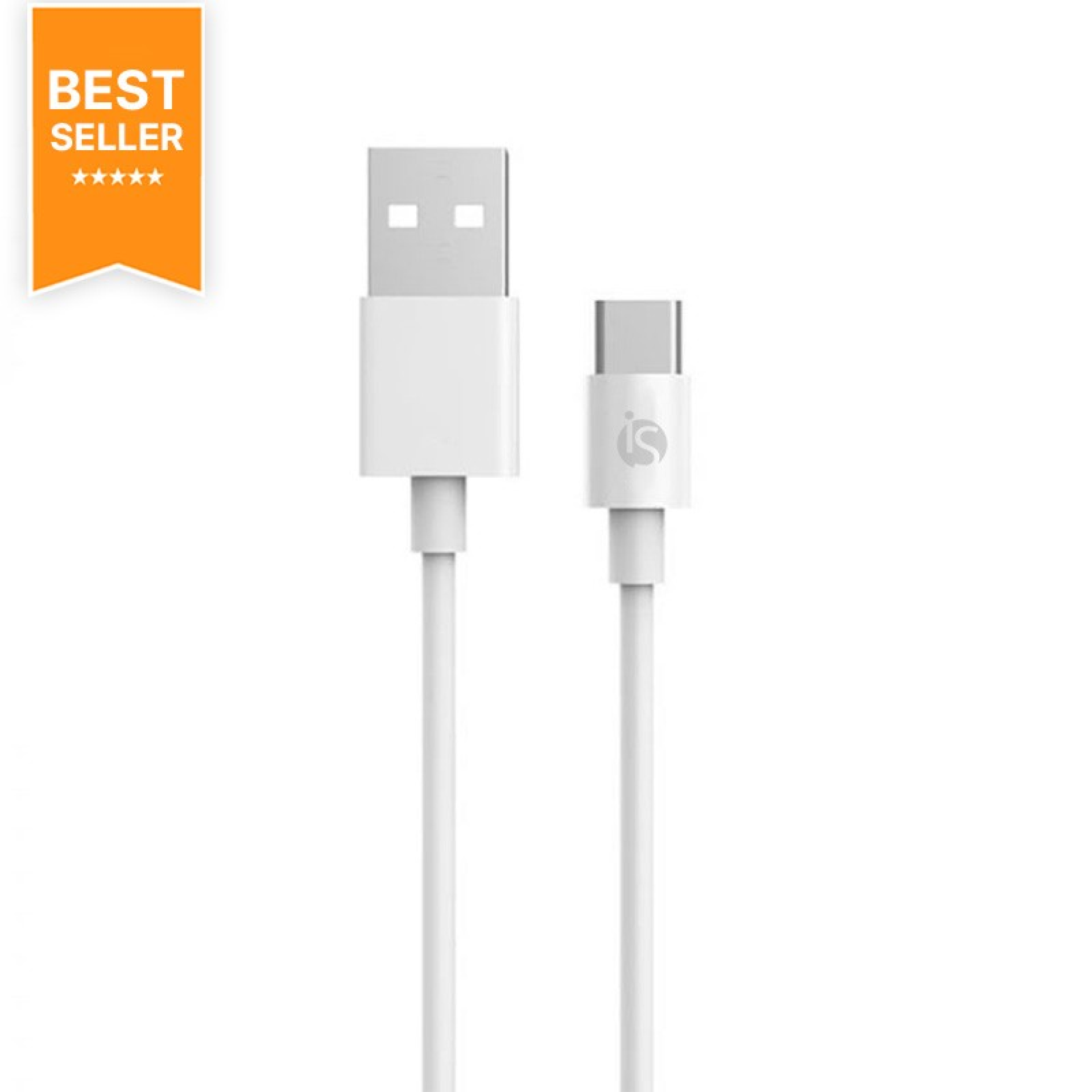 Câble USB vers USB-C 1 m 2A Blanc