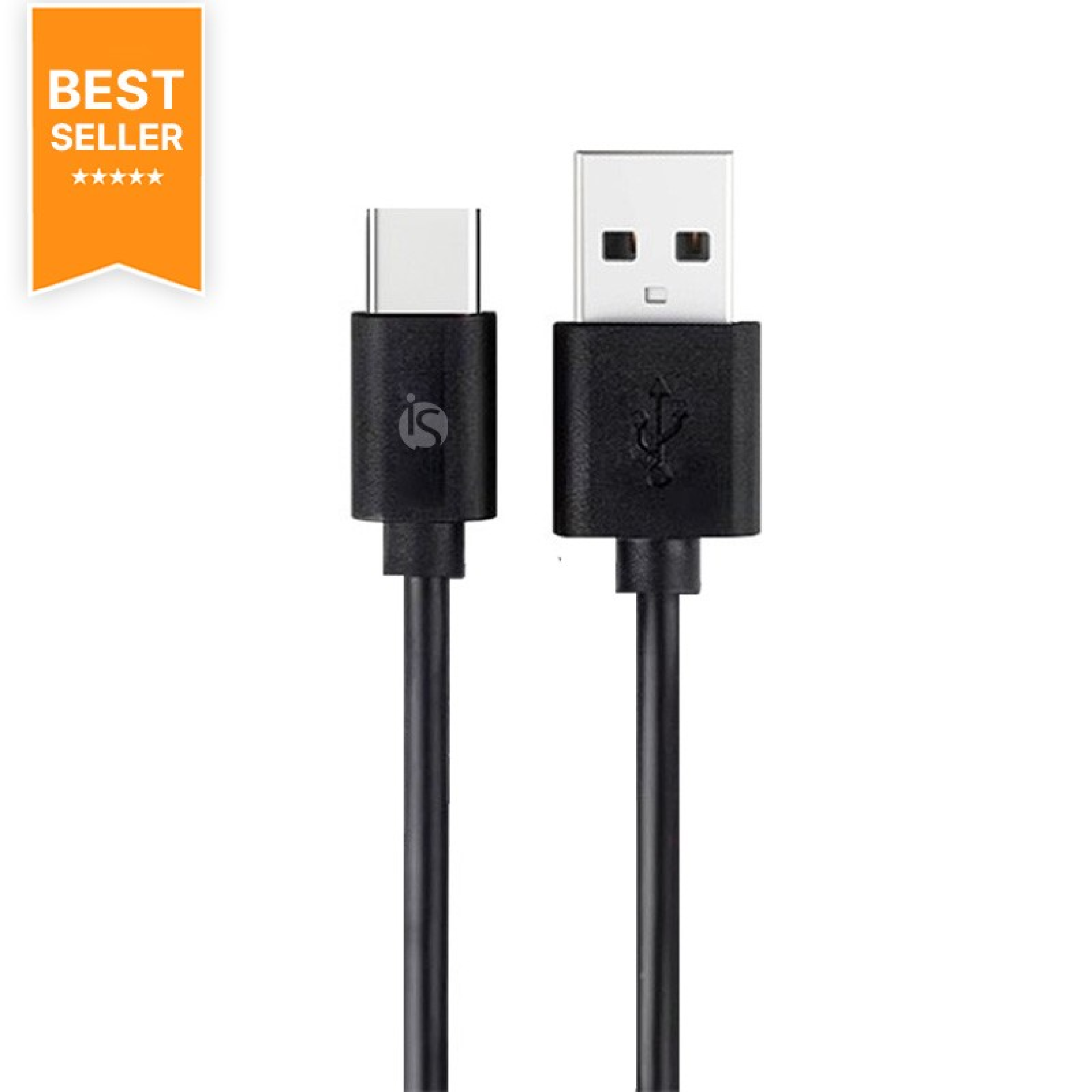 Câble USB vers USB-C 1 m 2A Noir