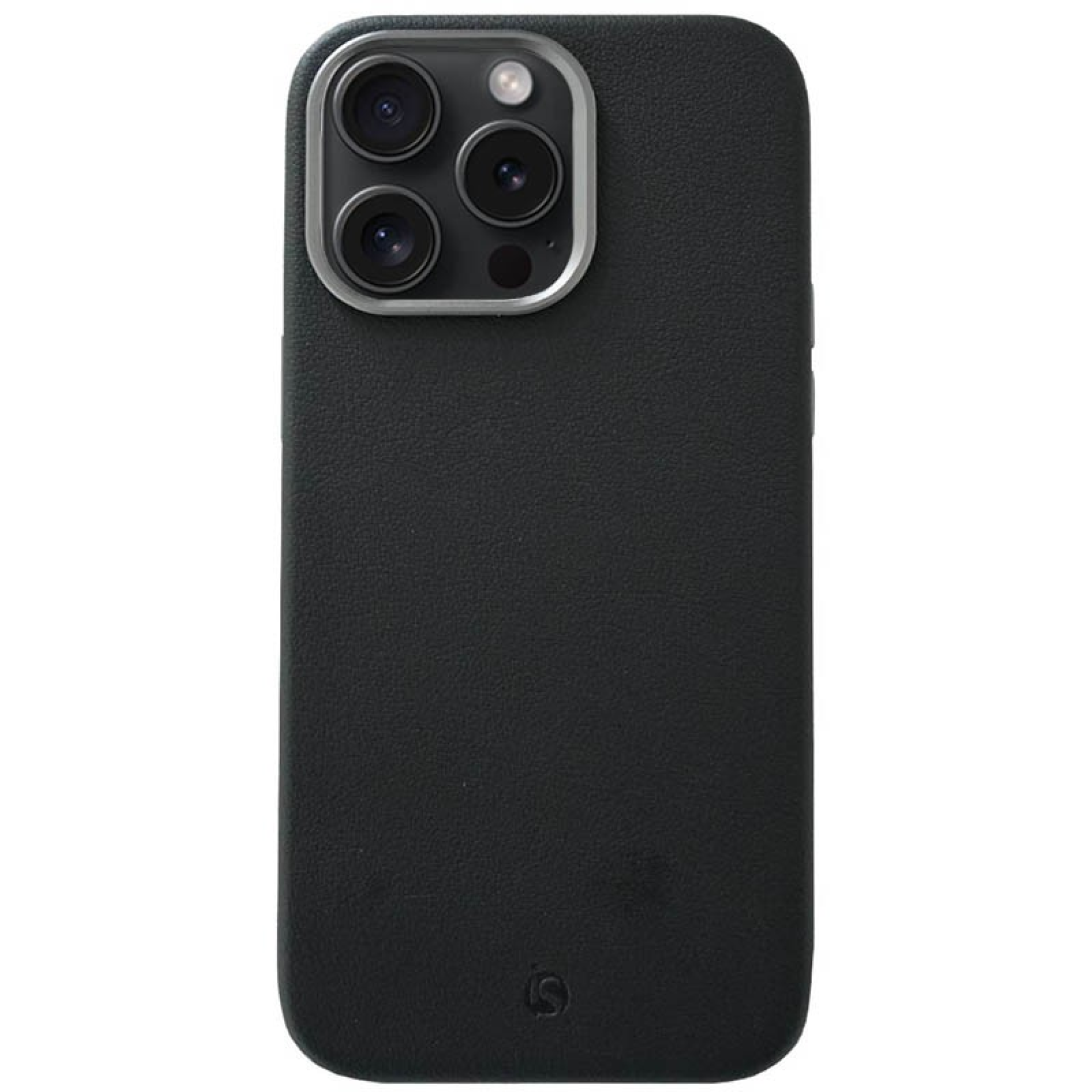 Coque en cuir MagSafe iPhone 16 Pro Max Noir