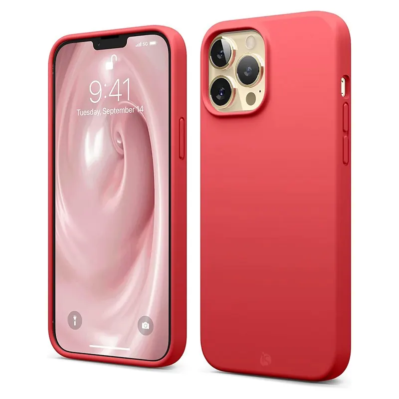 Coque en Silicone Liquide Magsafe pour iPhone