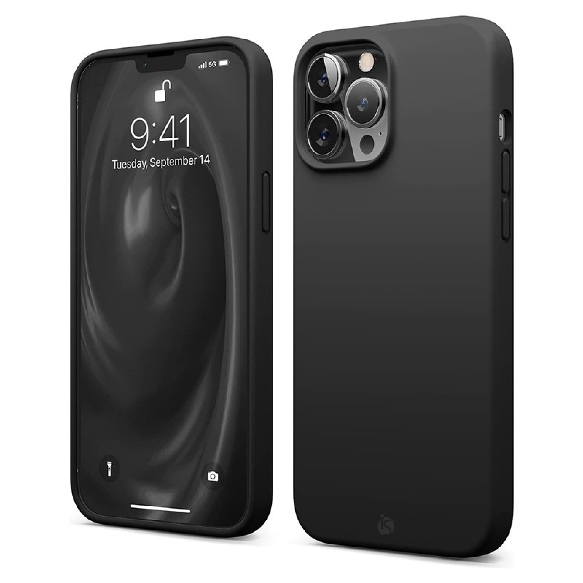 Coque en Silicone Liquide Magsafe pour iPhone 11 Pro Max Noir