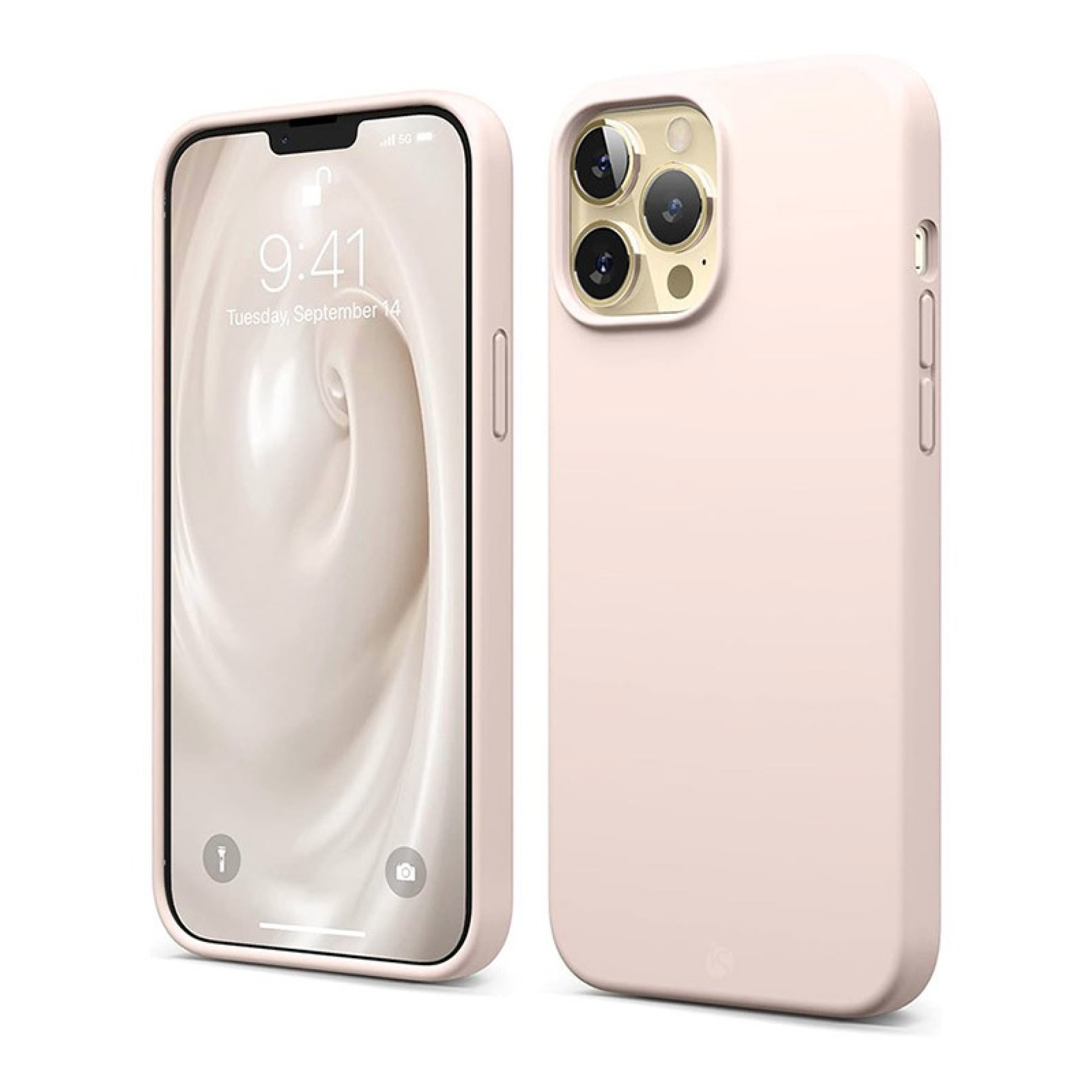 Coque en Silicone Liquide Magsafe pour iPhone 13 Pro Max Rose