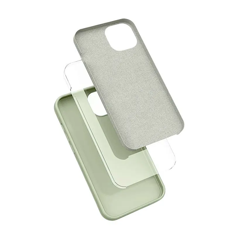 Coque en Silicone Liquide Magsafe pour iPhone