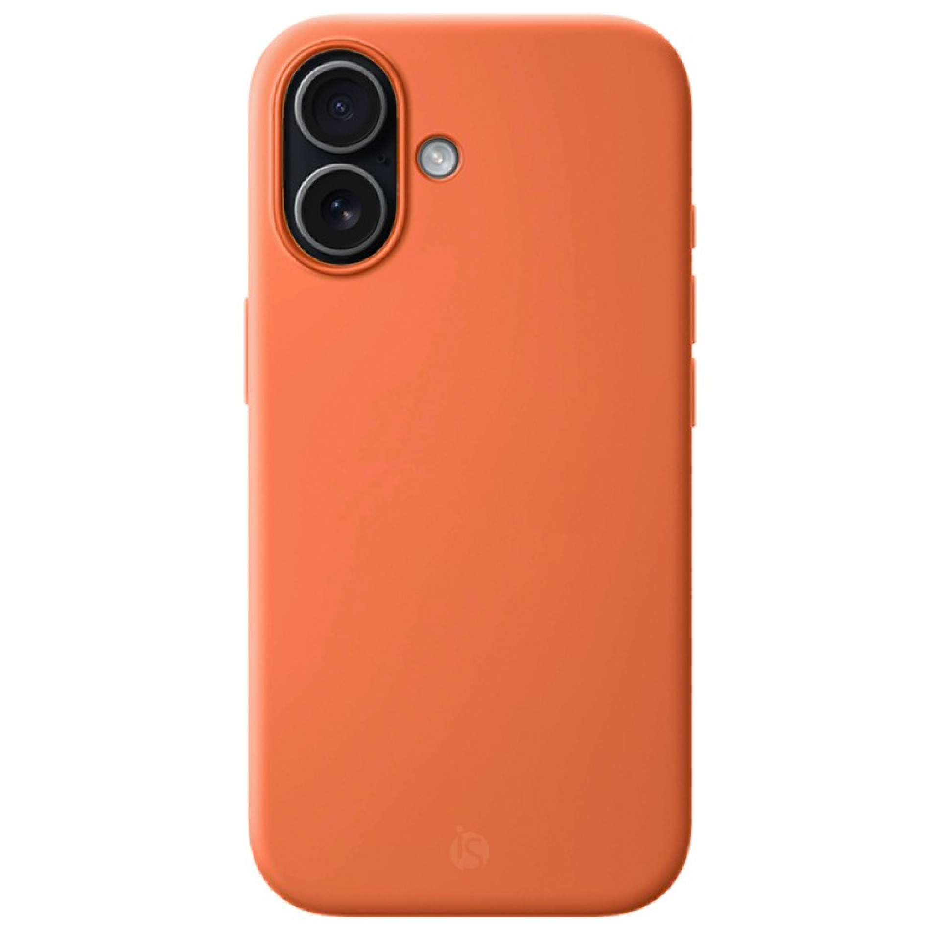 Coque en Silicone Liquide Magsafe pour iPhone 16 Plus Orange