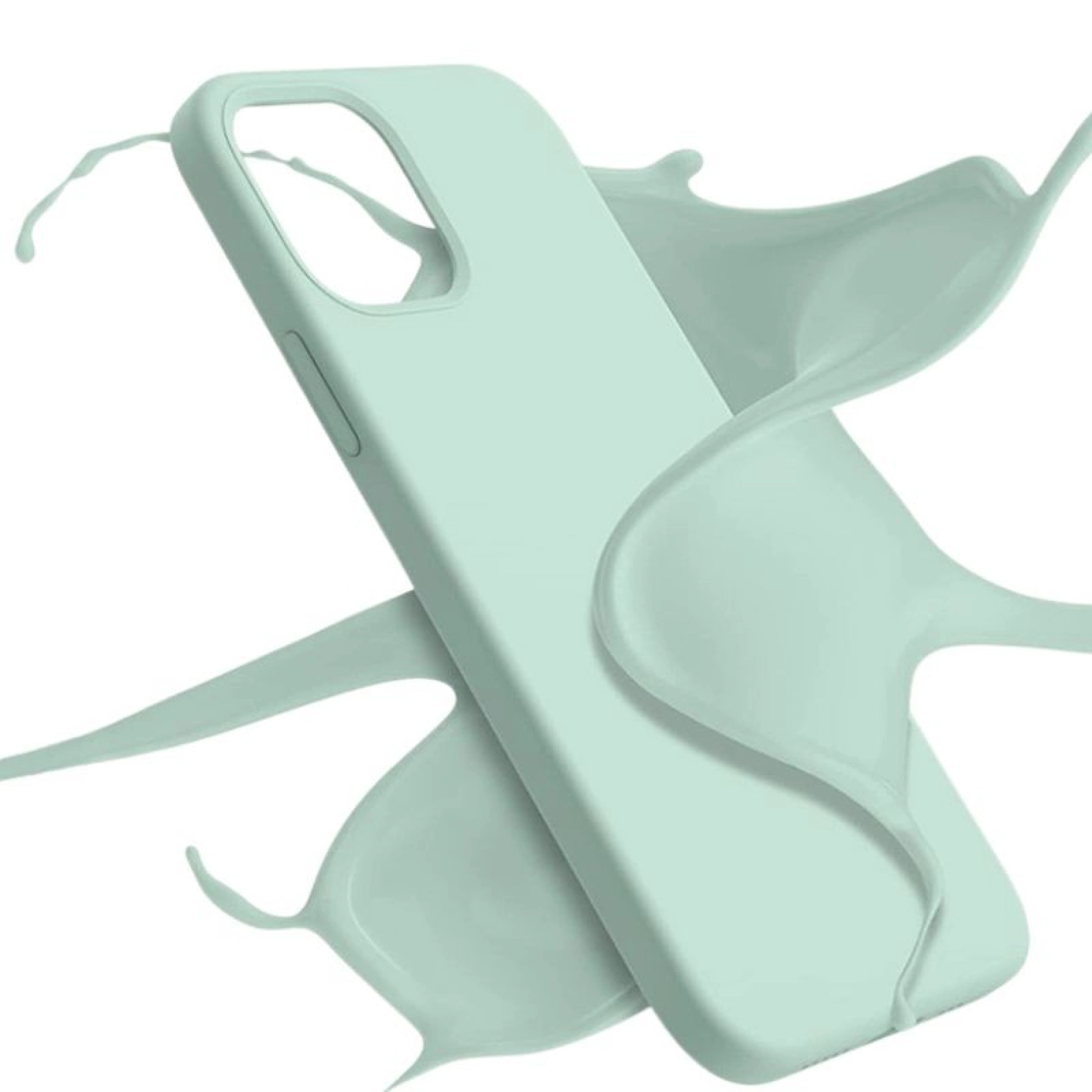 Coque en Silicone Liquide Magsafe pour iPhone