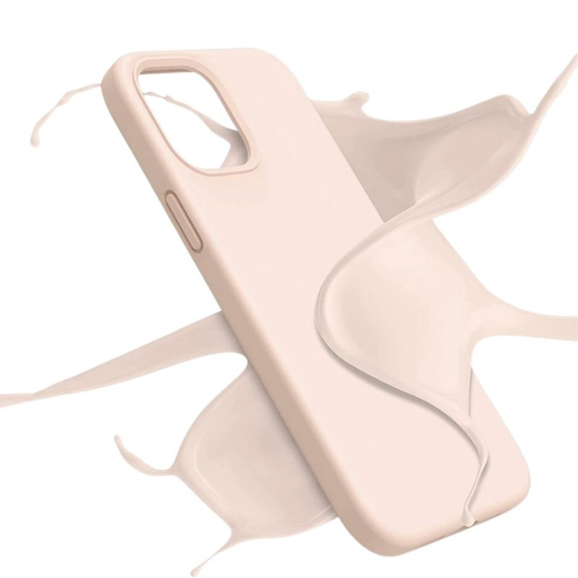 Coque en Silicone Liquide Magsafe pour iPhone