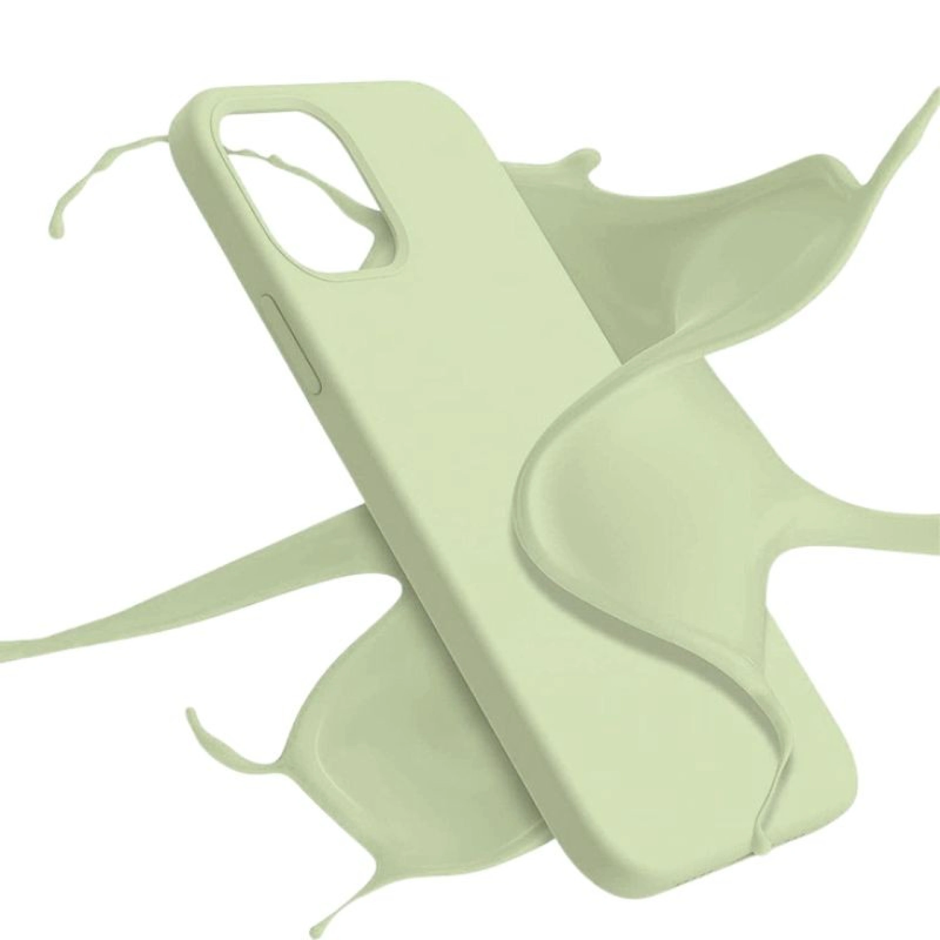 Coque en Silicone Liquide Magsafe pour iPhone