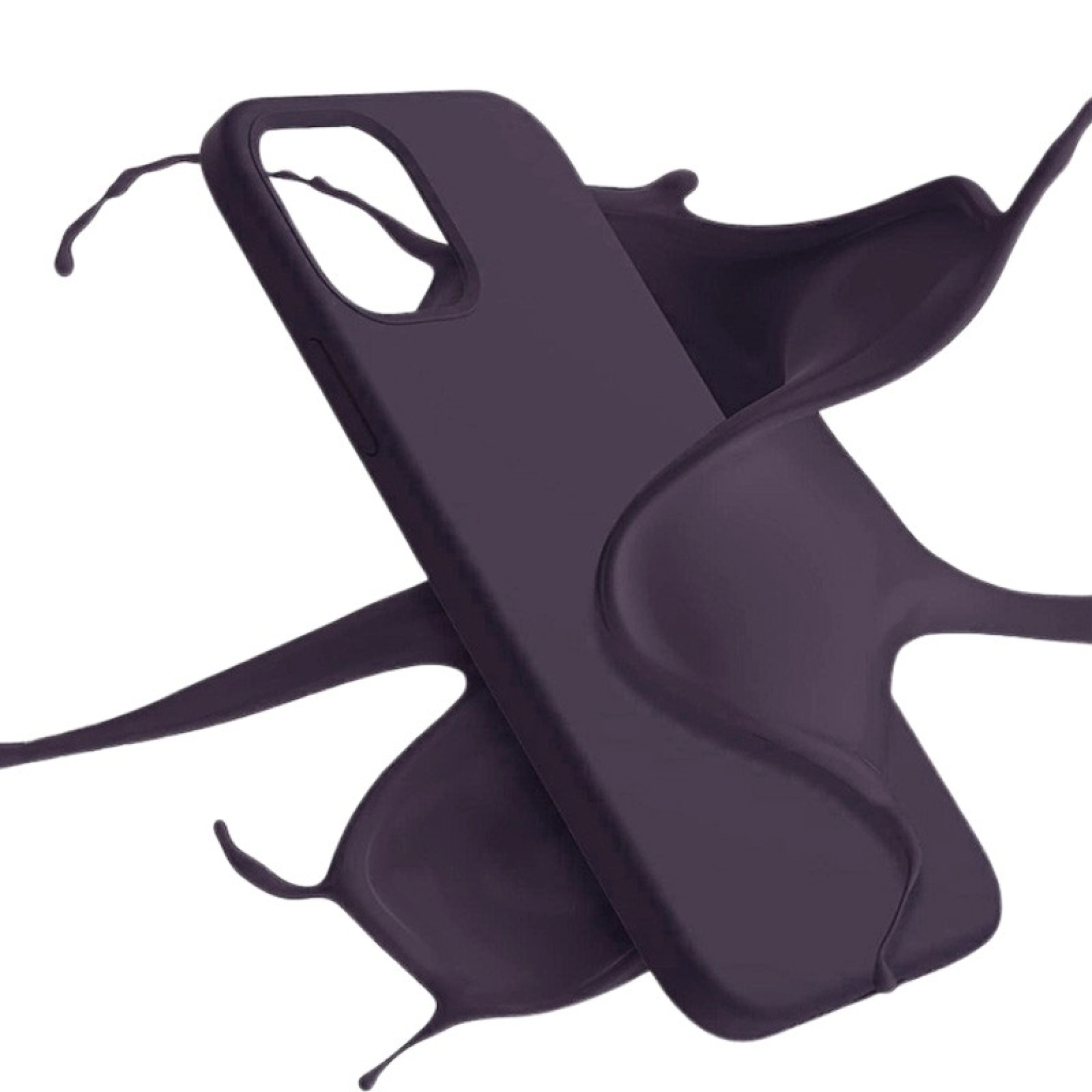 Coque en Silicone Liquide Magsafe pour iPhone