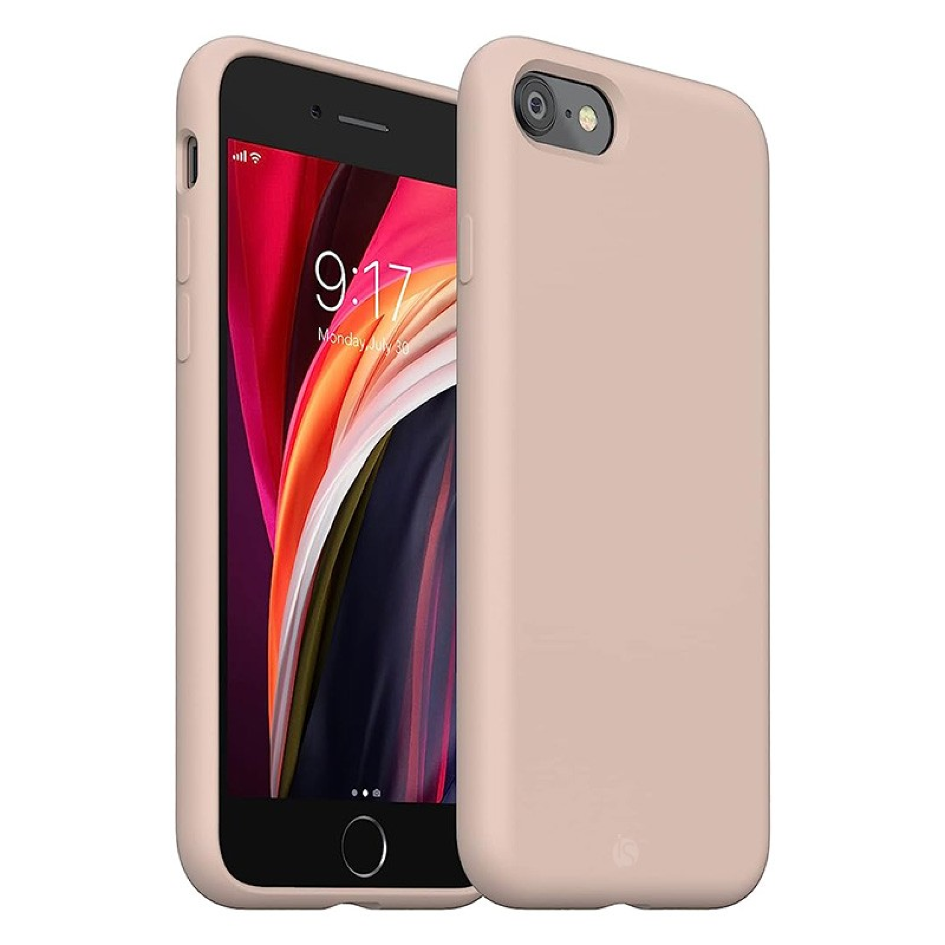 Coque en Silicone Liquide Magsafe pour iPhone 8 Sable
