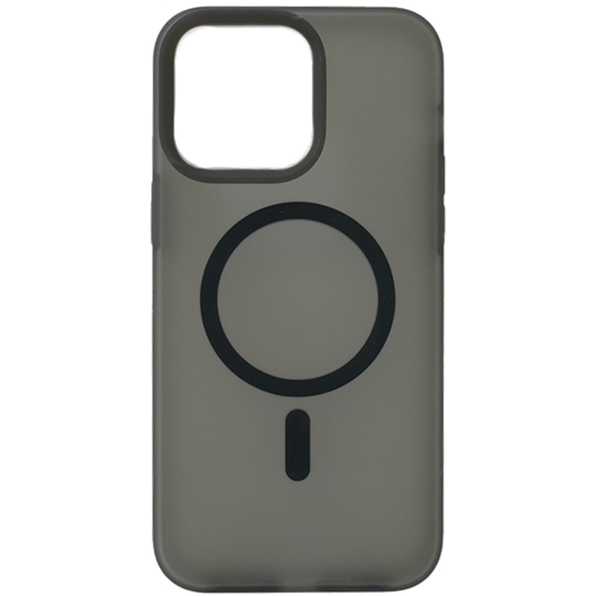 Coque Transparente Colorée MagSafe iPhone 16 Pro Max Noir