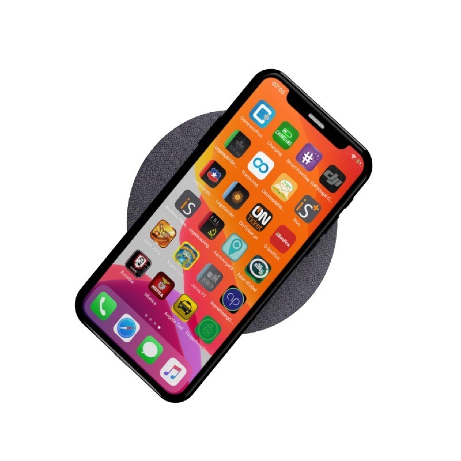 Chargeur sans Fil avec un iPhone