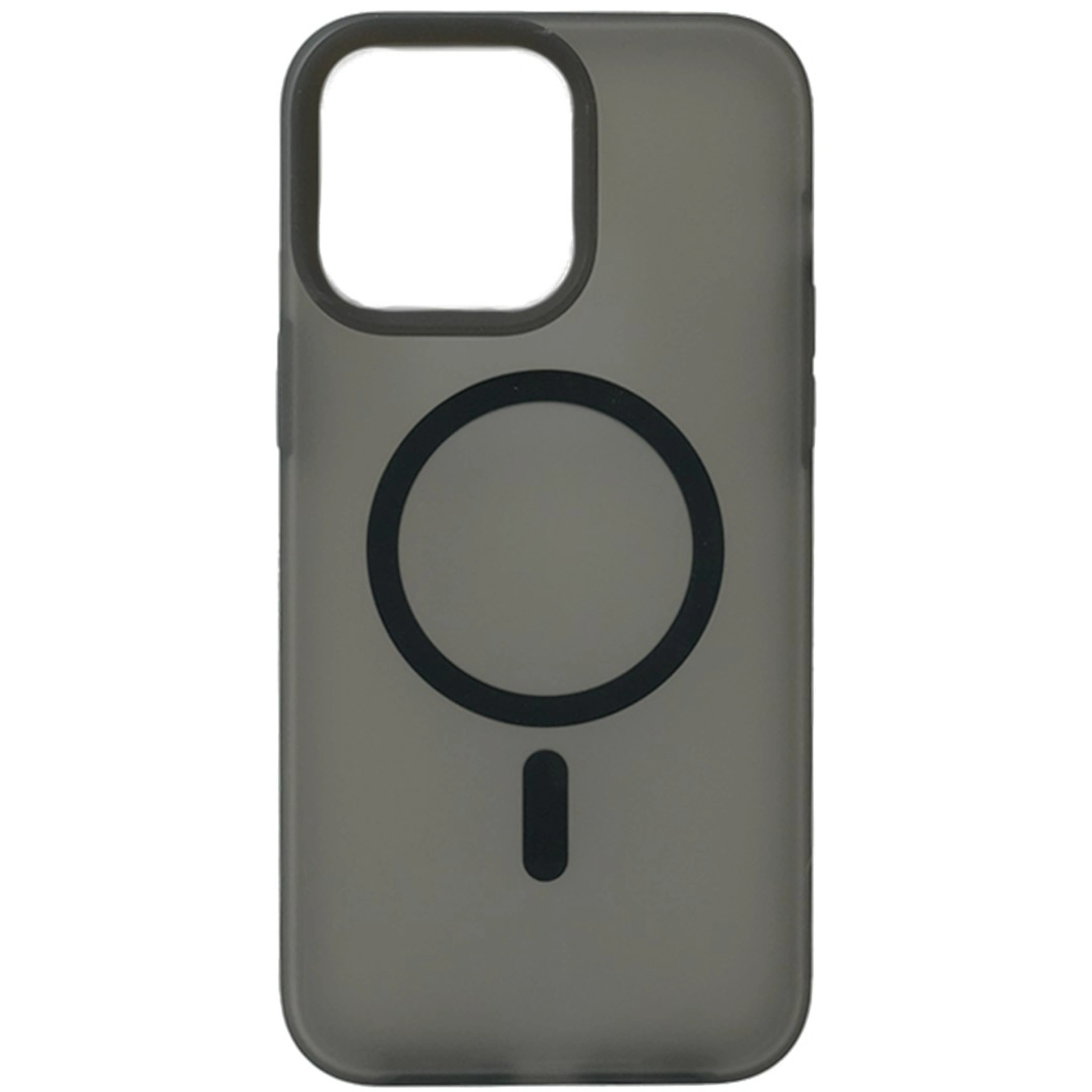 Coque Transparente Colorée MagSafe iPhone 12 Noir
