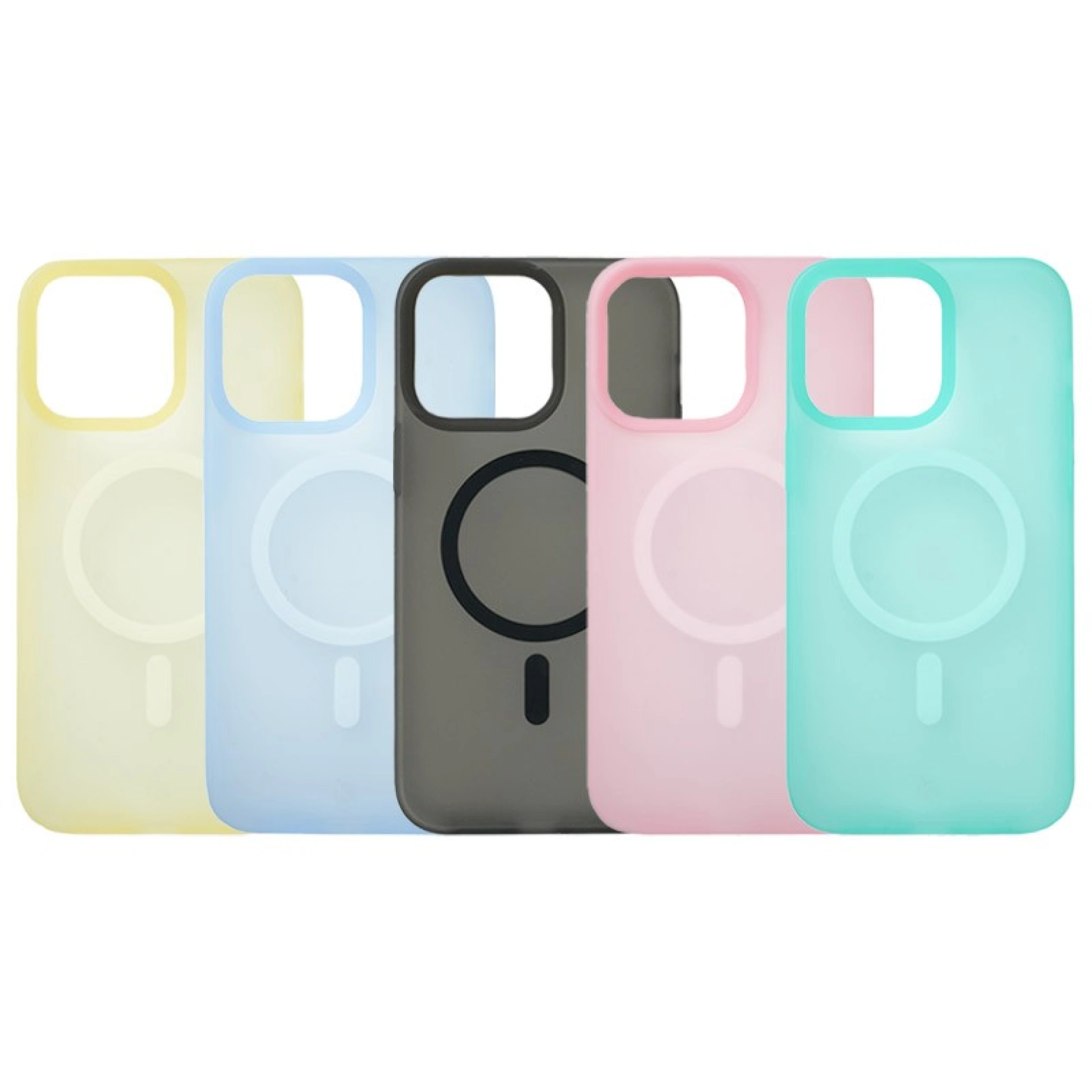 Coque Transparente Colorée MagSafe