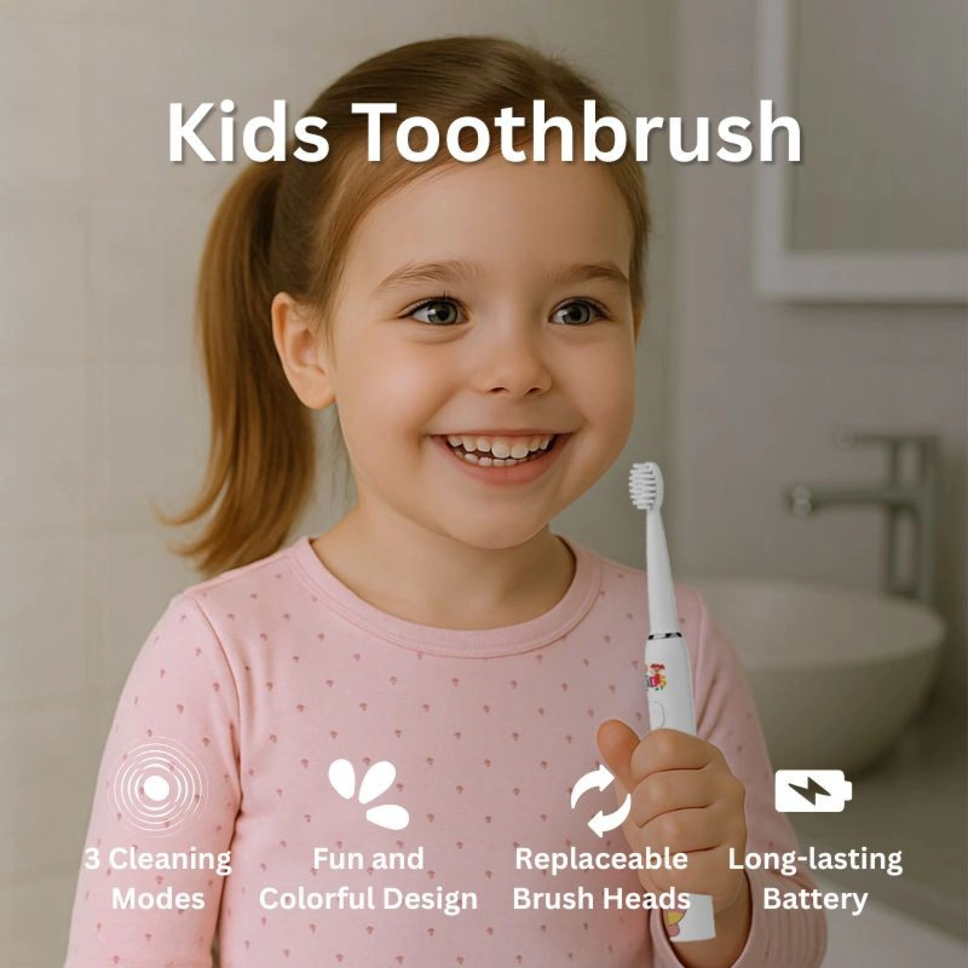 Brosse à Dents Électrique Enfant