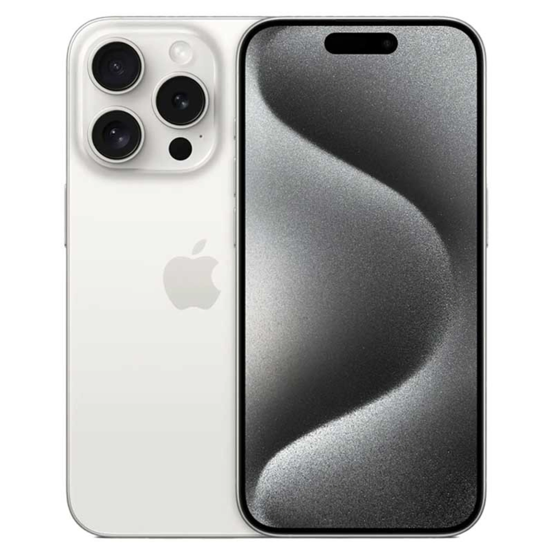 iPhone 15 Pro 128 Go Blanc Titane Bon