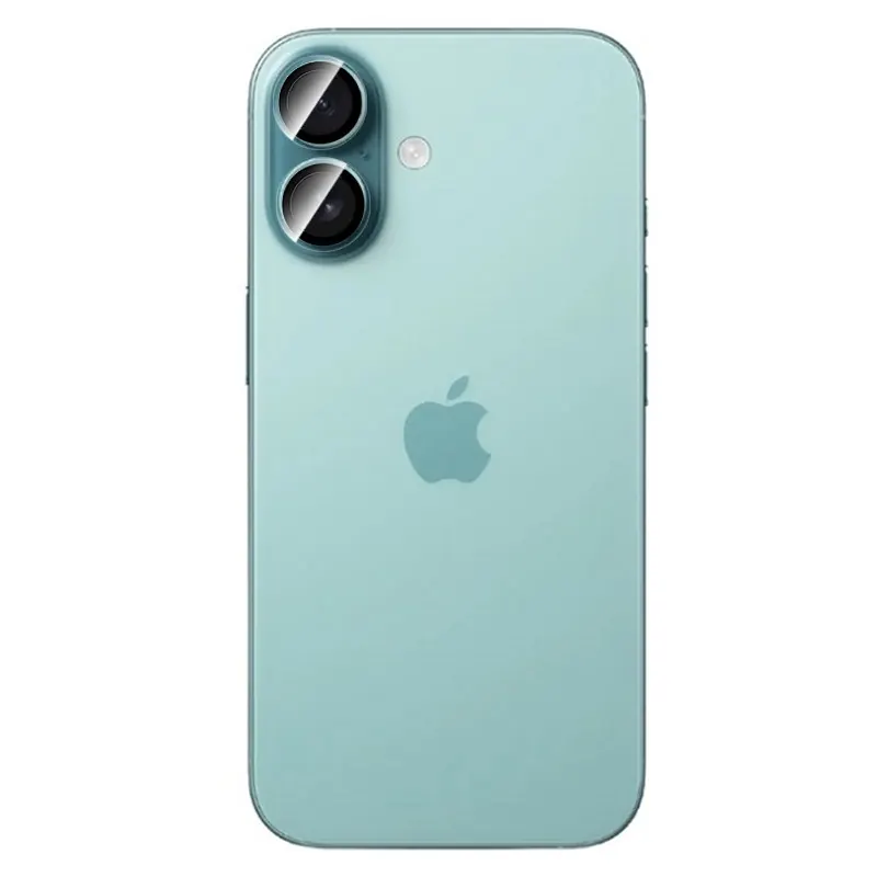 Protection d'appareil photo iPhone 16 Transparent