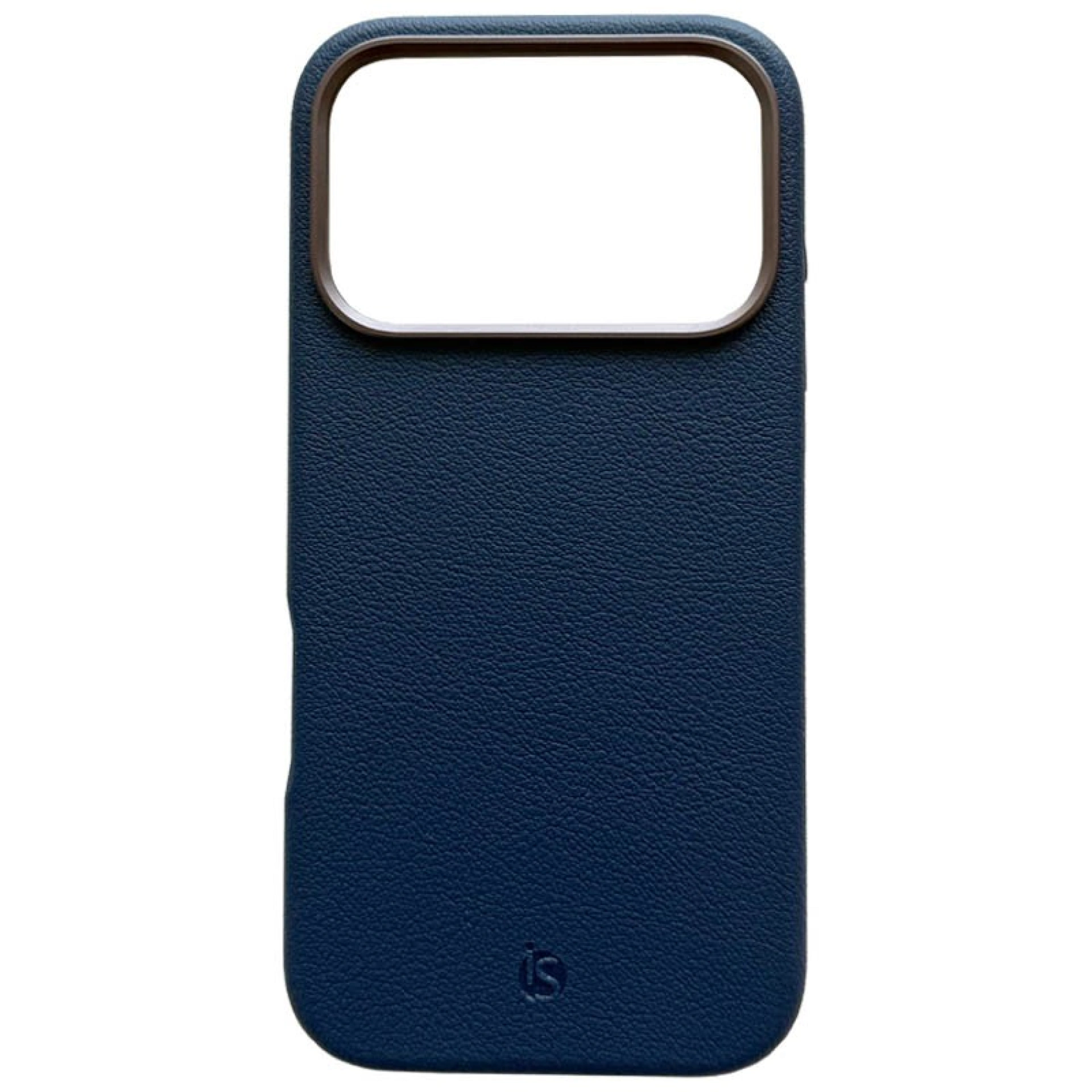 Coque en cuir MagSafe Bleu iPhone 17 Pro