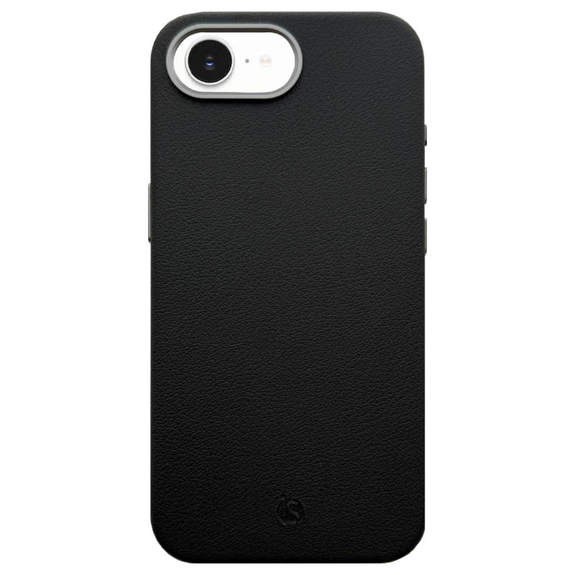 Coque en cuir MagSafe iPhone 16e Noir