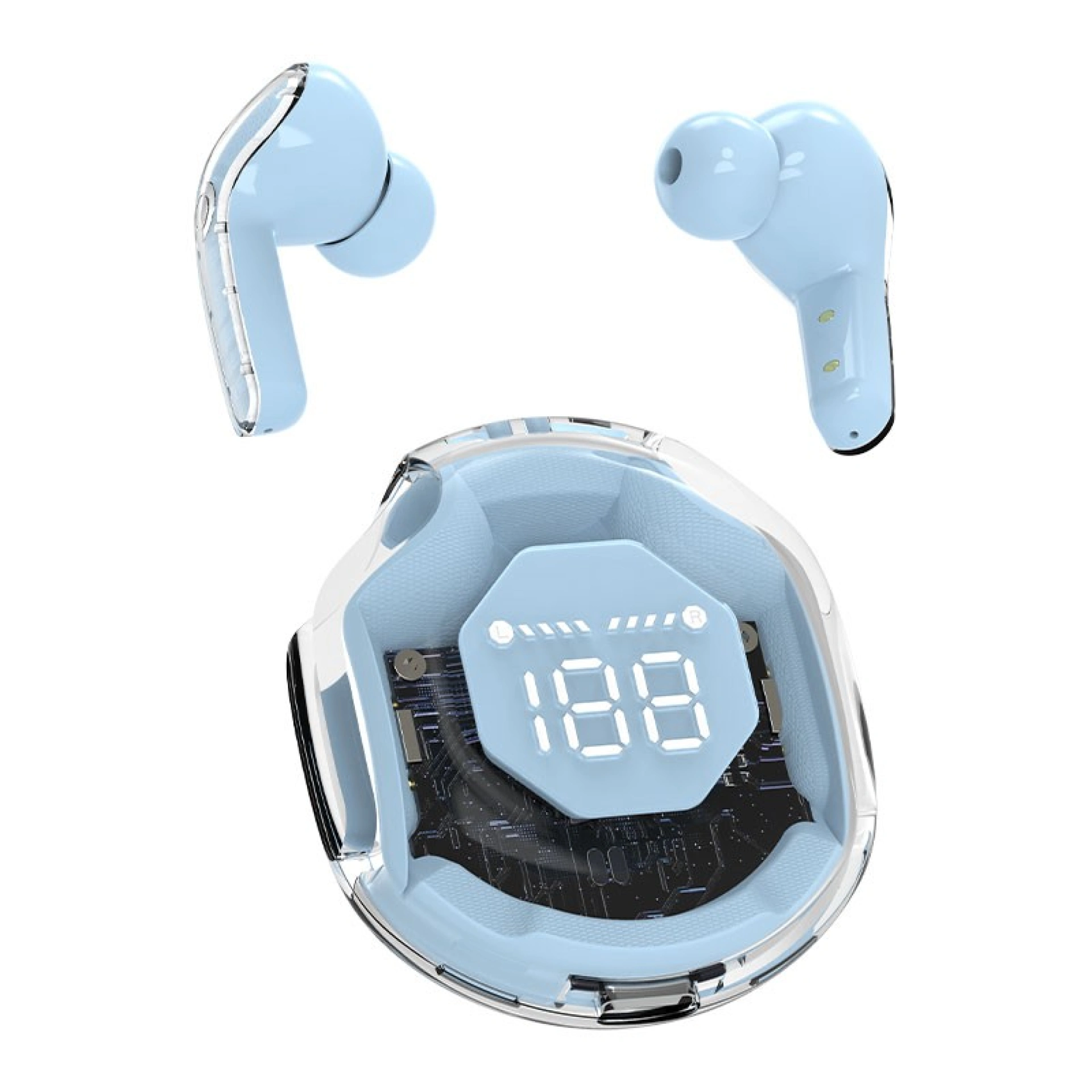 Earpods Bluettoh Neon Sky