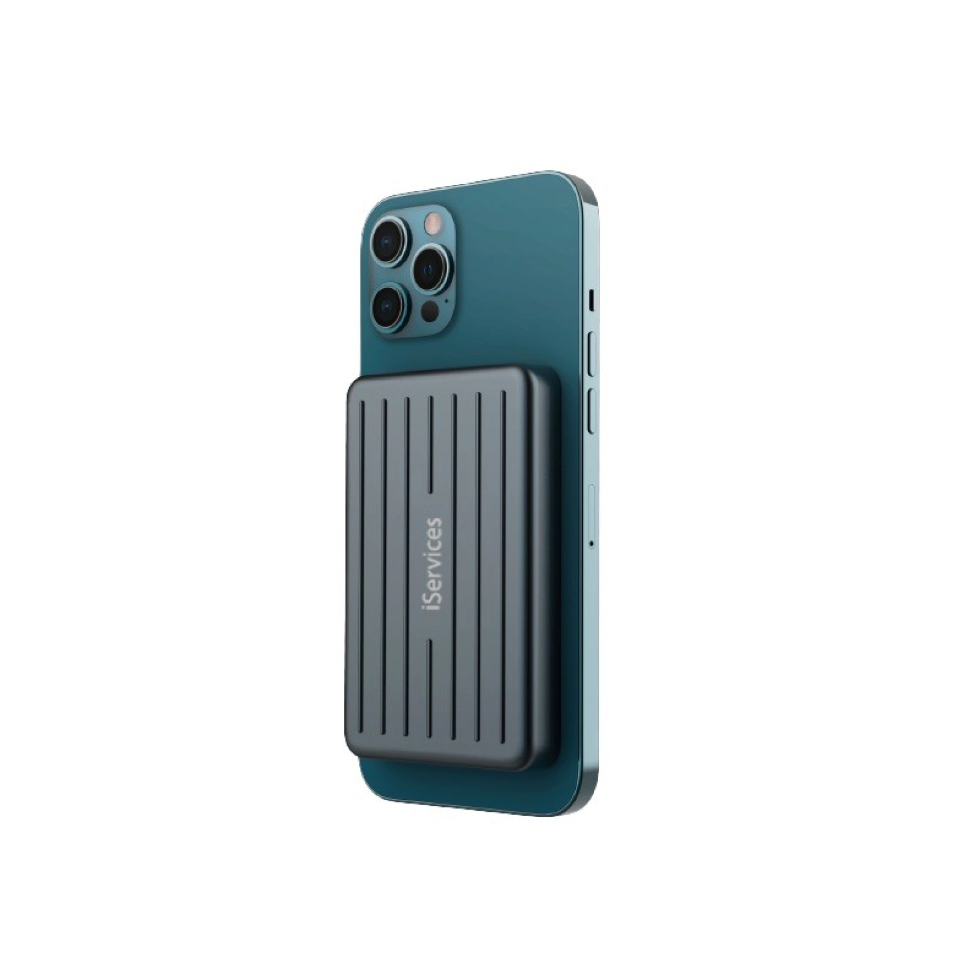 Batterie Externe 5000 mah Métallique avec un iPhone