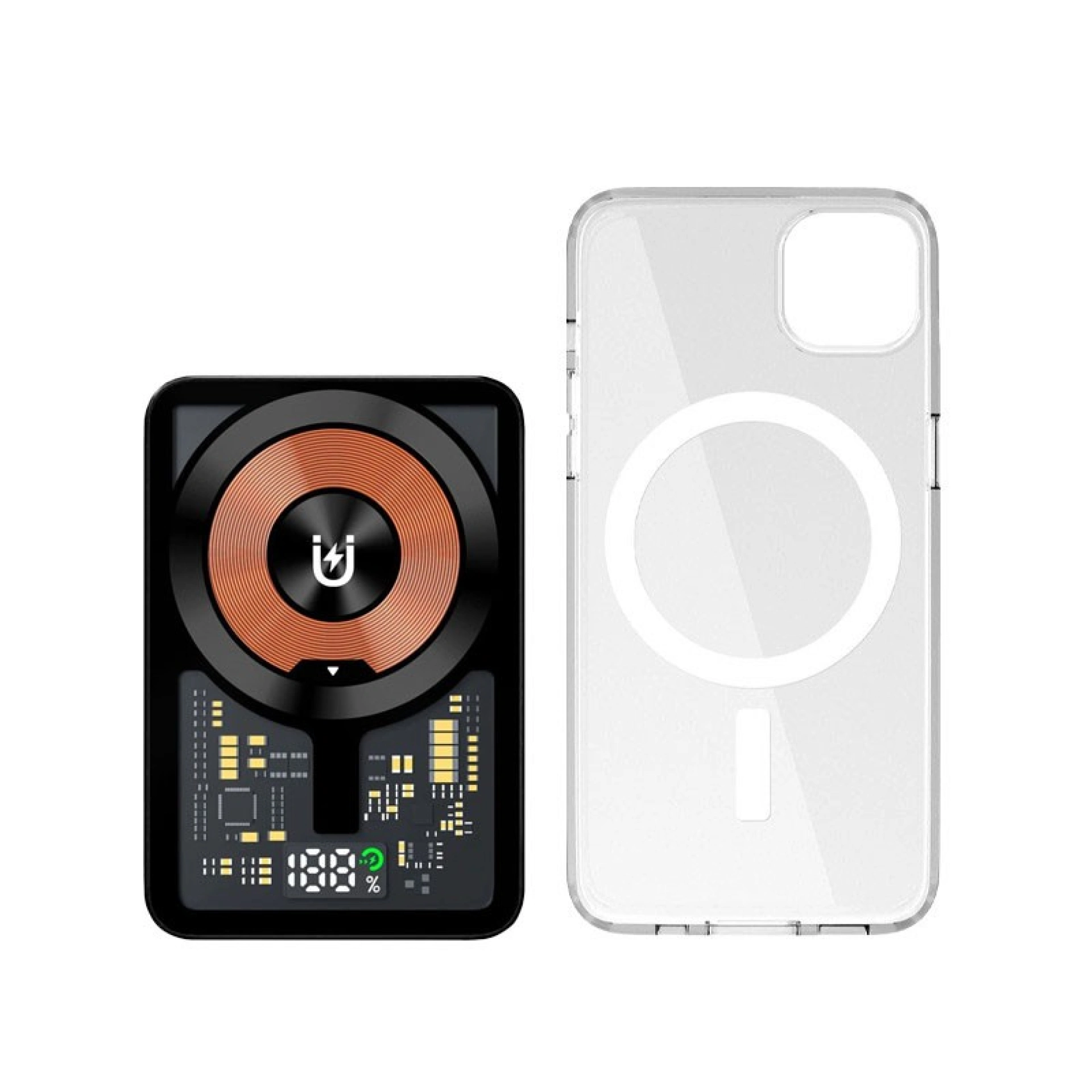 Kit MagSafe iPhone 12 / 12 Pro Transparent