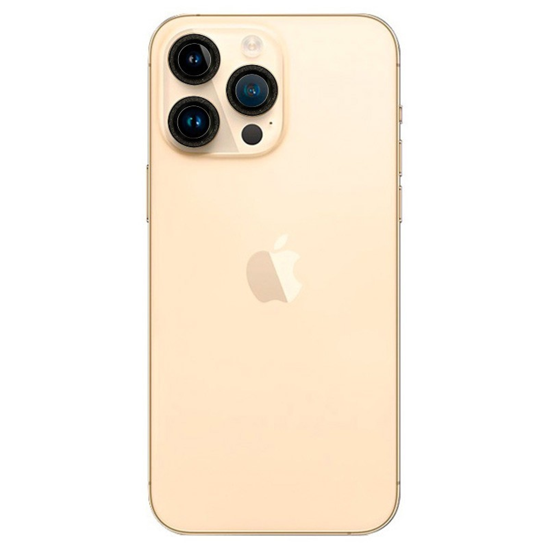 Protection d'appareil photo iPhone 16 Pro Paillettes Noires