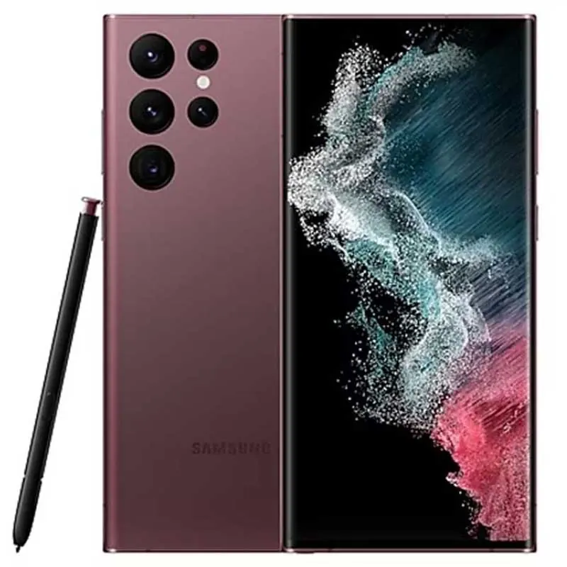 Samsung Galaxy S22 Ultra 12 Go 512 Go Burgundy Très Bon