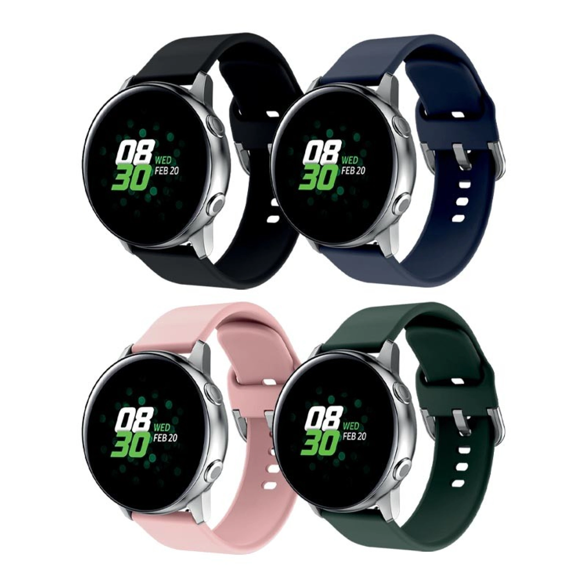 Bracelet Montre Connectée en Silicone