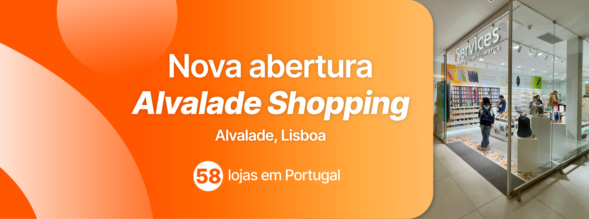 iServices ouvre un magasin à Alvalade Shopping