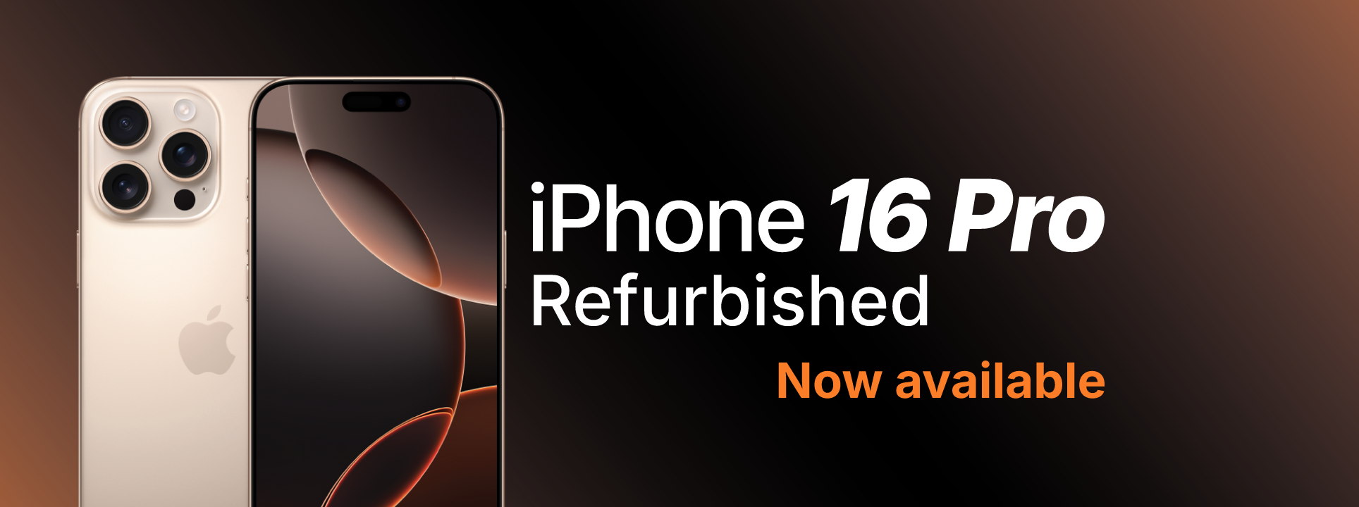 L'iPhone 16 Pro vient d'arriver chez iServices !