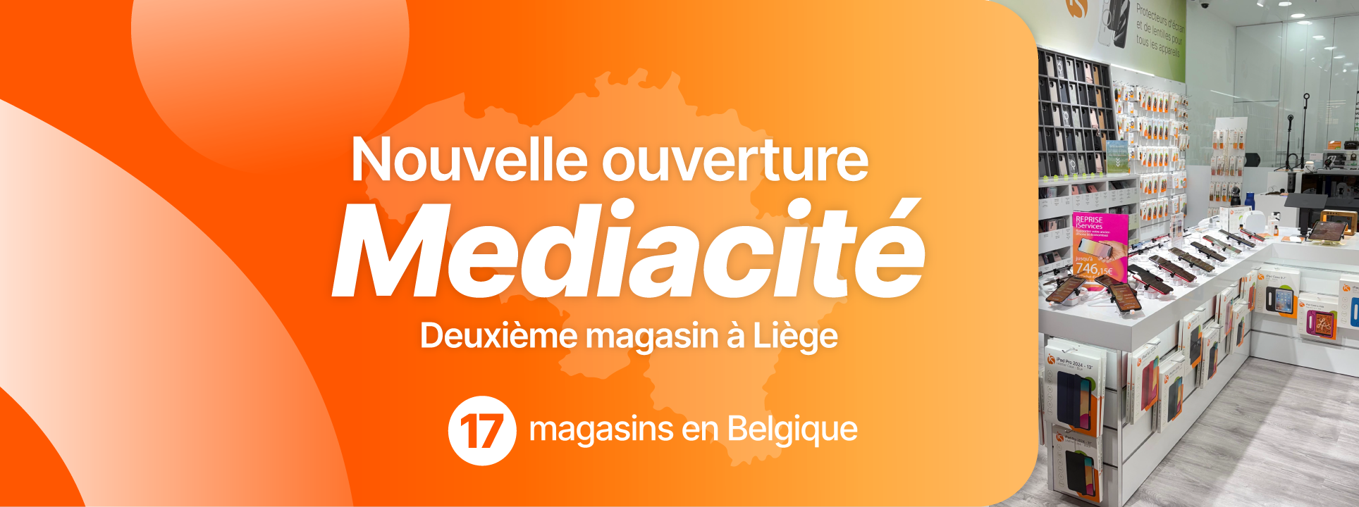 Le 17ème magasin iServices en Belgique est à Mediacité