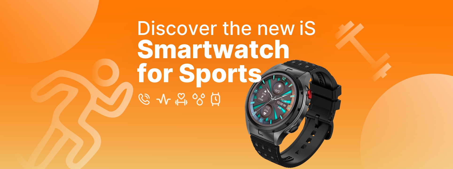Découvrez la nouvelle iServices Smartwatch pour le sport