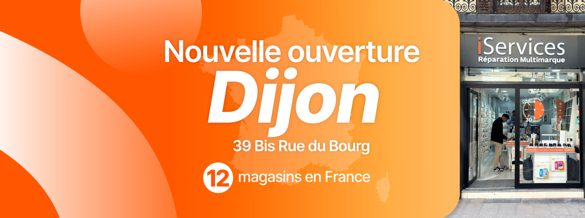 iServices ouvre un magasin à Dijon