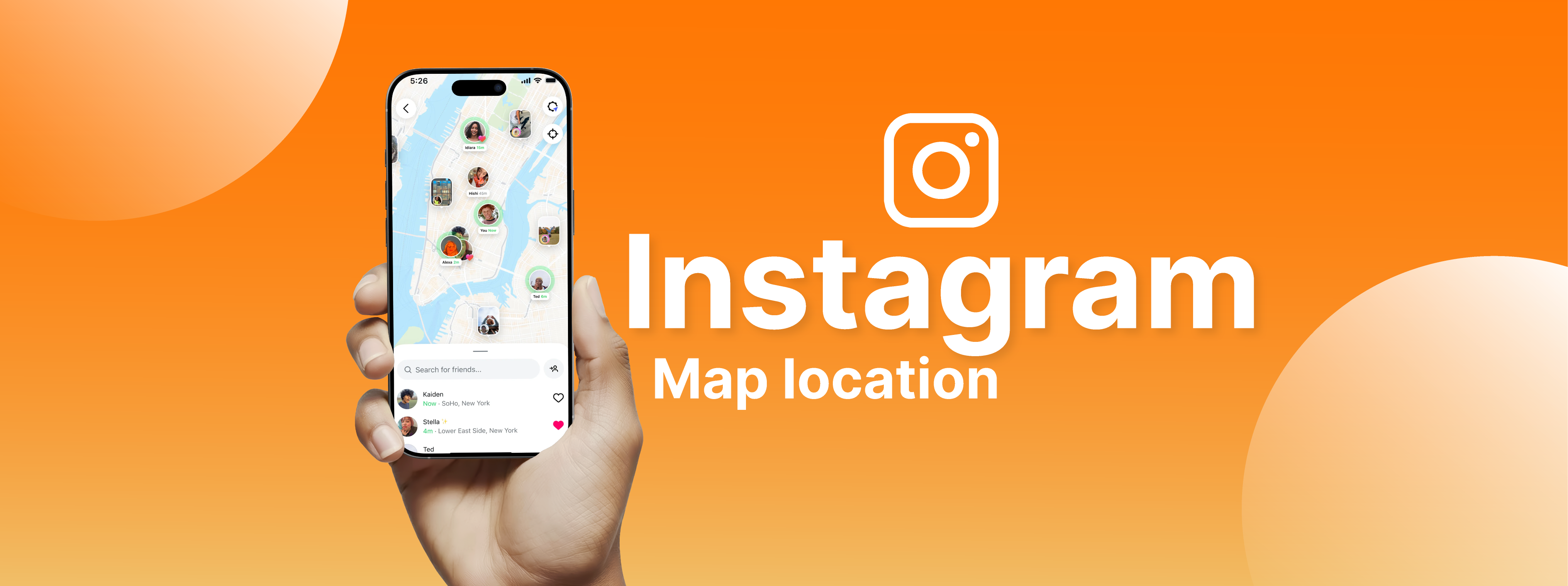 Nouveauté : Instagram avec carte de localisation