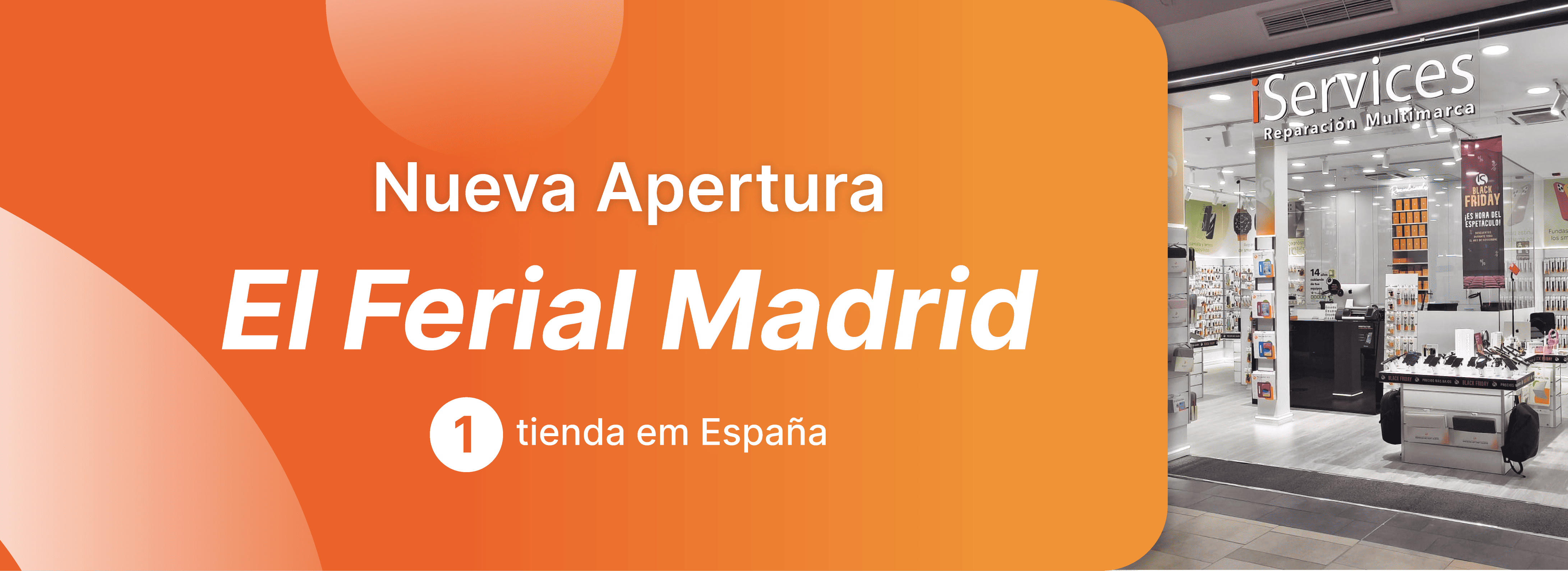 iServices a ouvert son premier magasin en Espagne