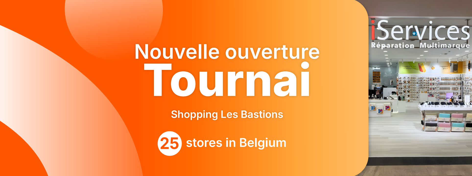 Ouverture d'iServices Les Bastions, à Tournai