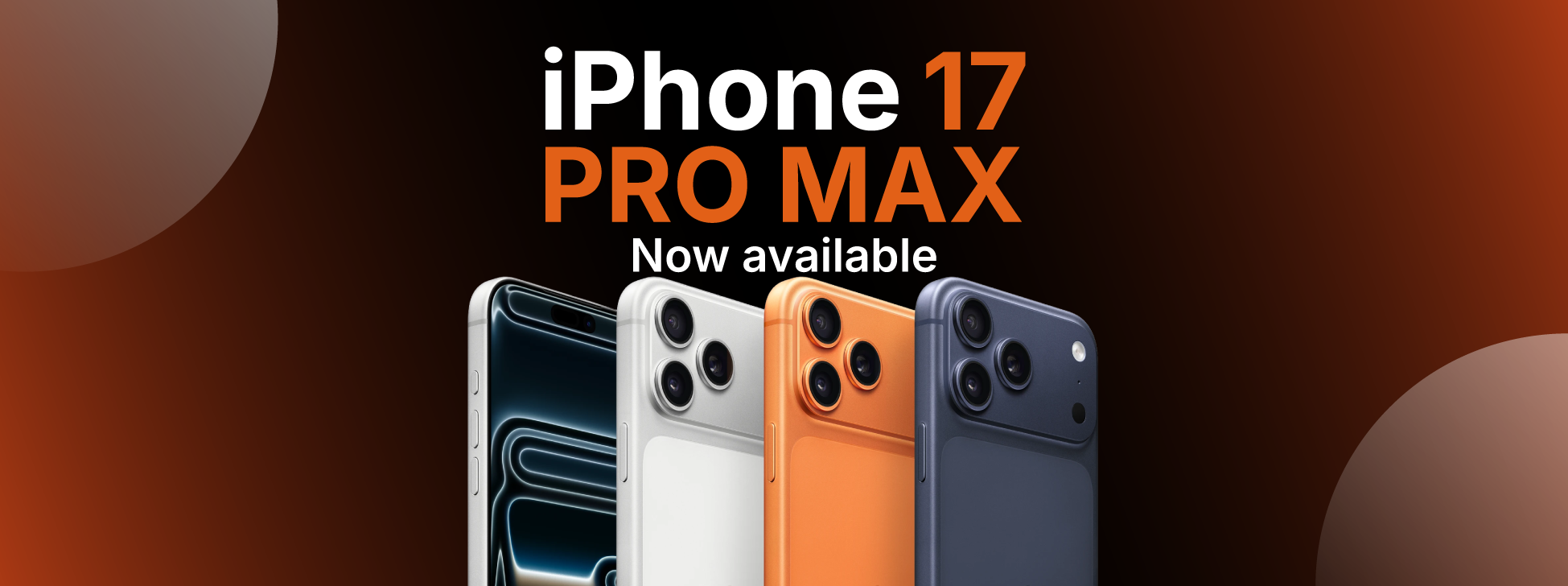 iPhone 17 Pro Max déjà en vente chez iServices