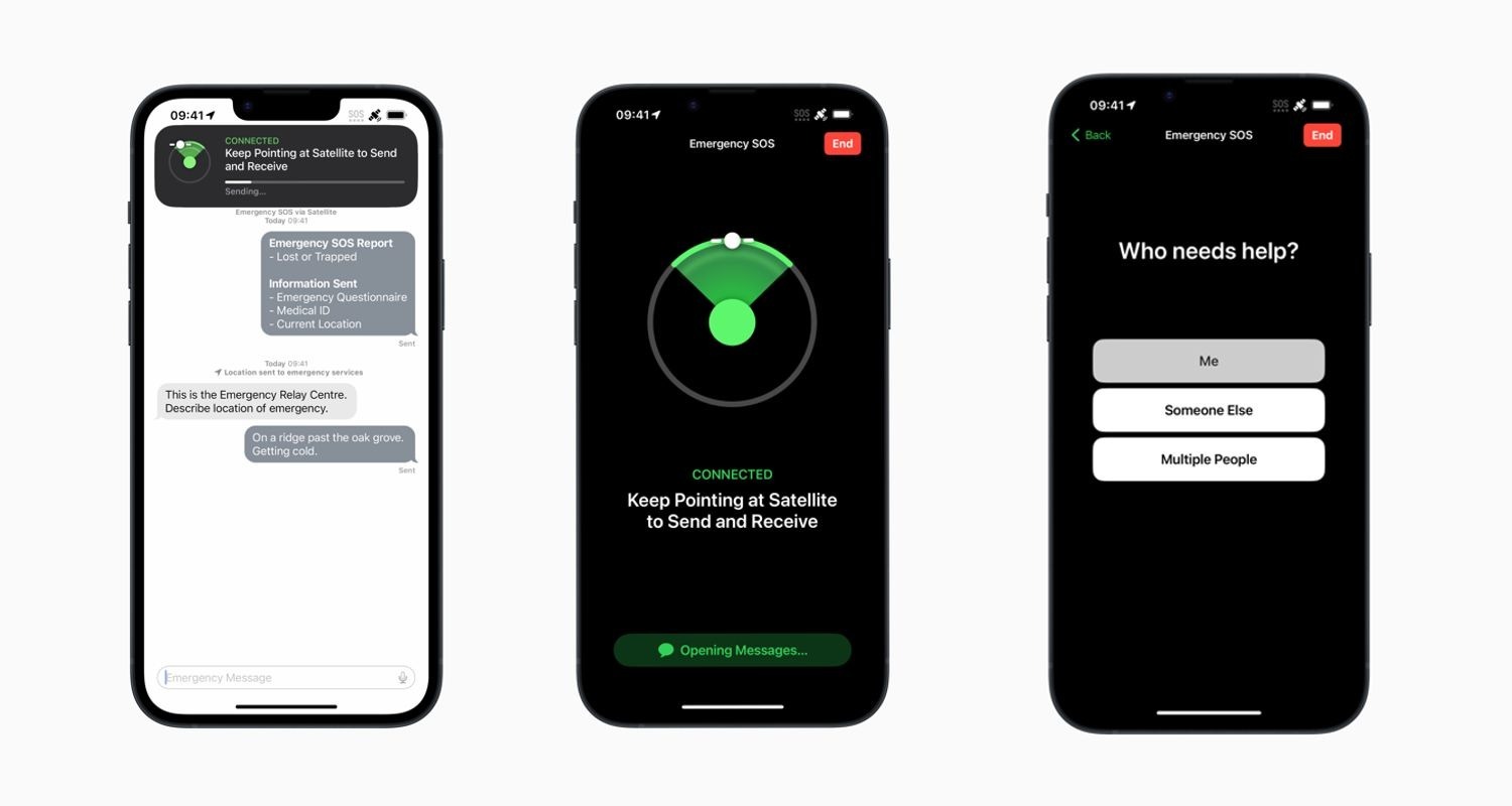 iPhone Satellite Emergency arrive au Portugal