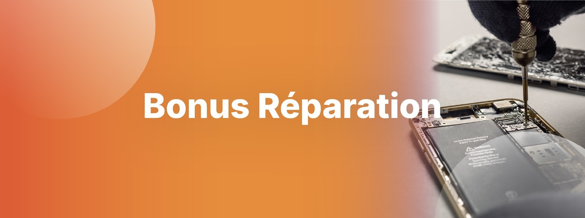 Réparez vos appareils chez iServices avec le Bonus Réparation