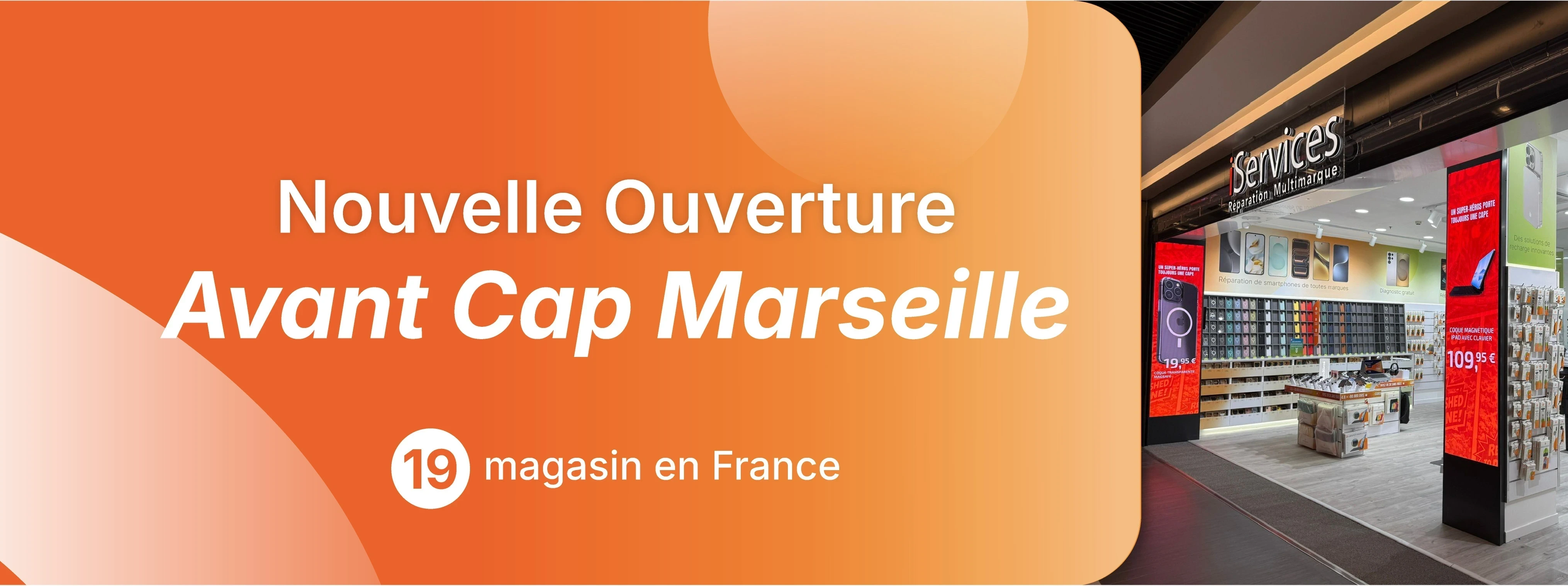 iServices ouvre une boutique à Marseille, à Avant Cap