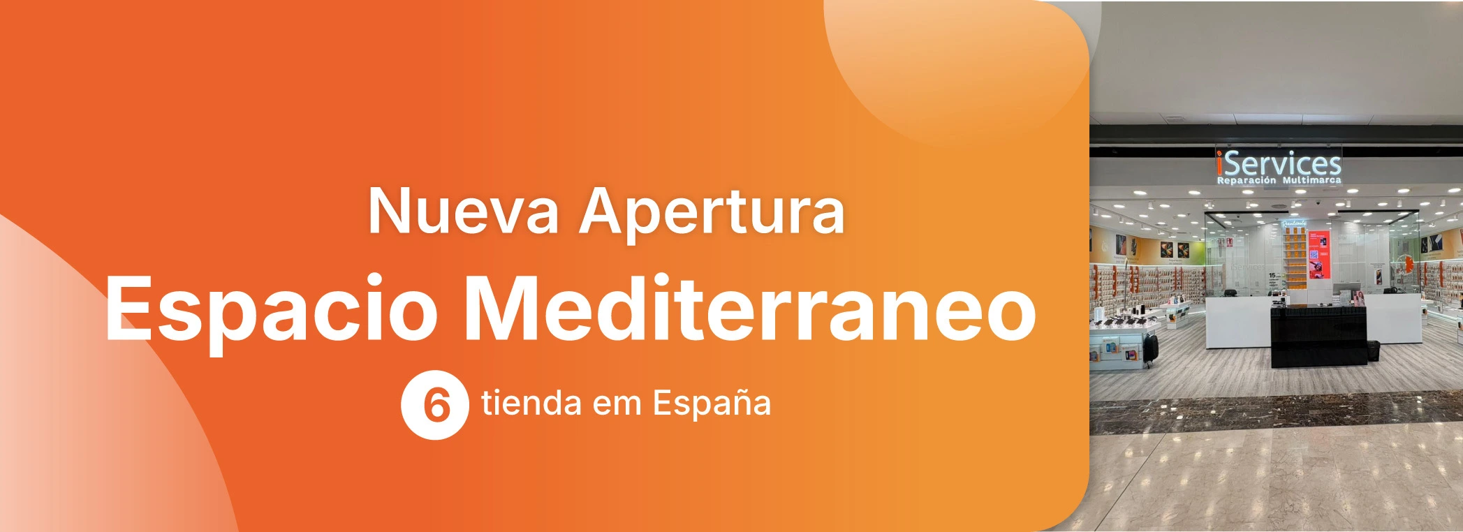 iServices ouvre un nouveau magasin à Murcie, à l'Espacio Mediterráneo
