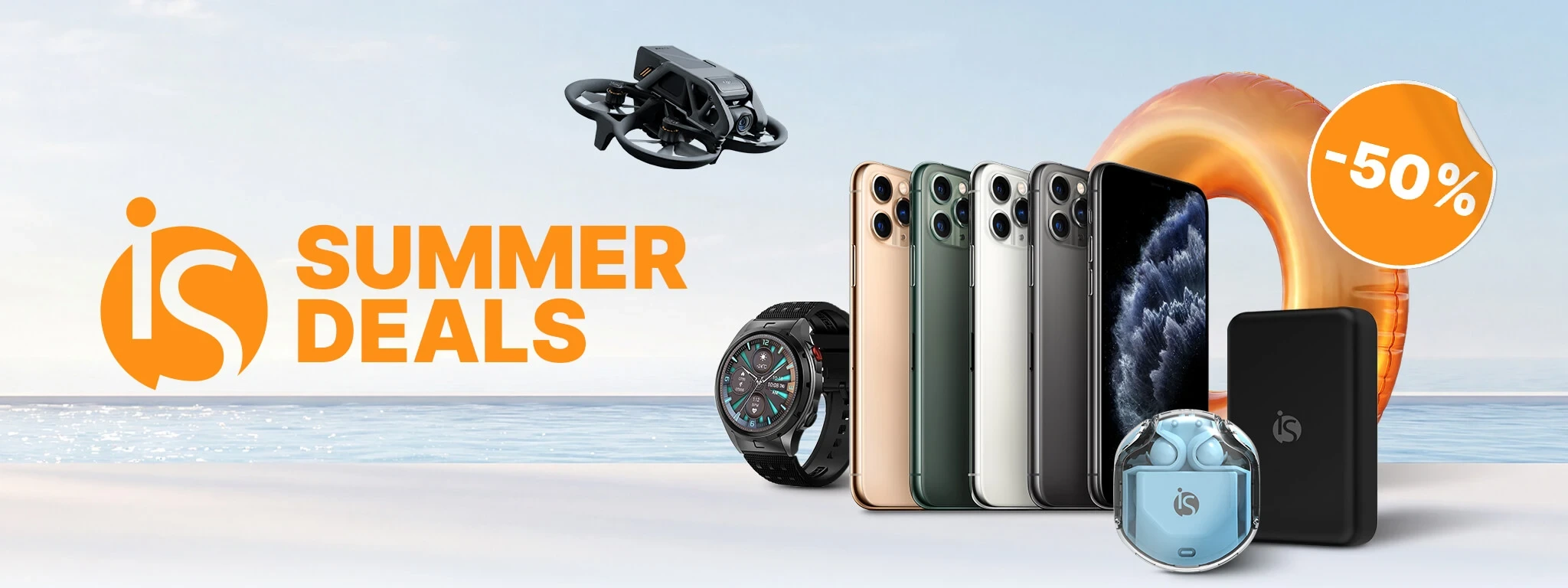 Summer Deals iServices: remises jusqu'à 50% sur la technologie