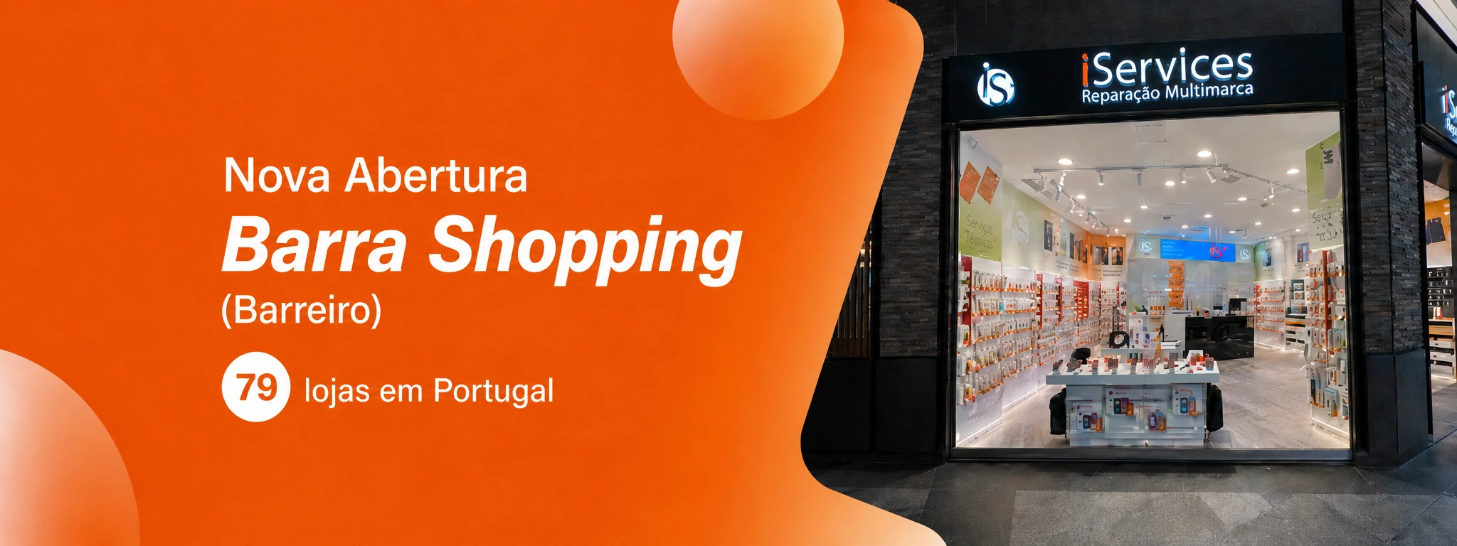 iServices ouvre une boutique au Barra Shopping, au Barreiro